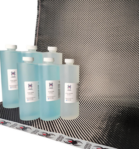 5 yards (50" wide) Twill Weave Carbon Fiber Resin Kit