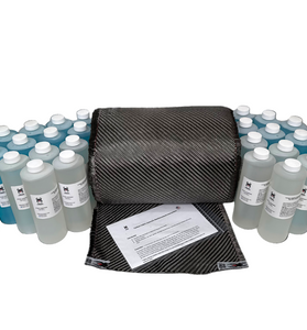Carbon Fiber Foundation Wall Repair Kit - 12" wide x 100 ft length (19 osy/670 gsm)