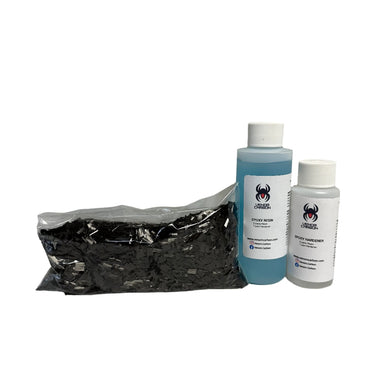 1/4lb - 1/4" Chopped Carbon Resin Kit